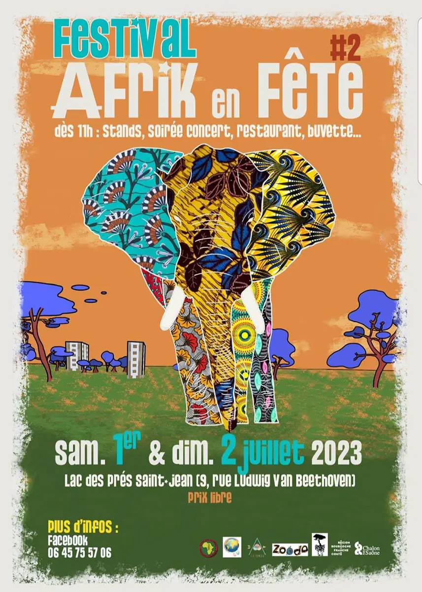 Affiche du Festival Afrik'En Fête 2023
