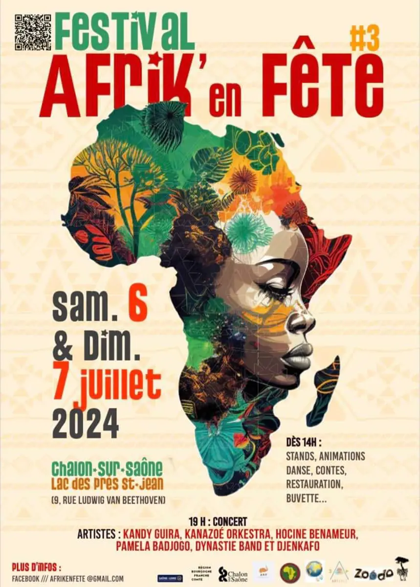 Affiche du Festival Afrik'En Fête 2024