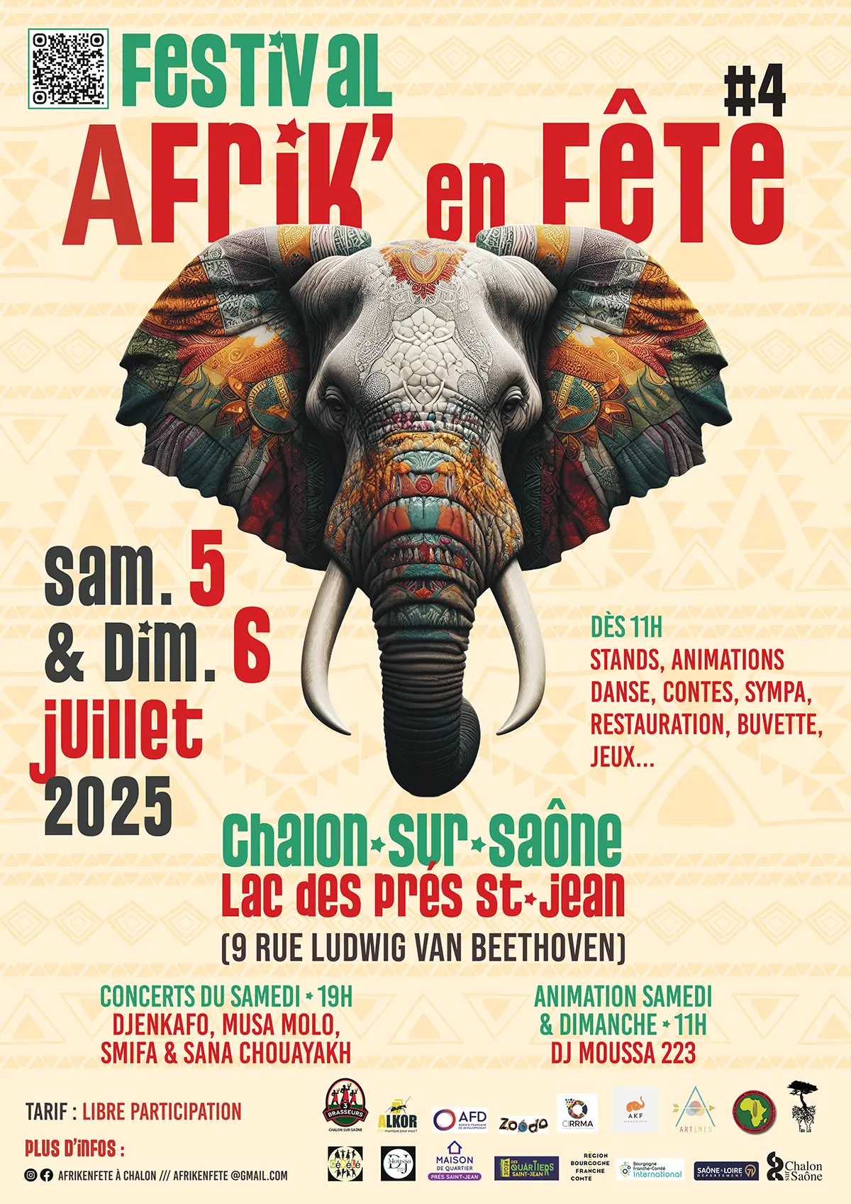 Affiche du Festival Afrik'En Fête 2025